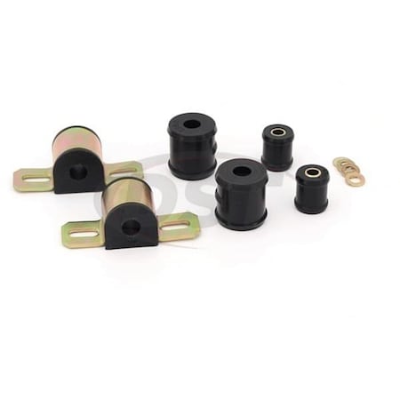 Energy Suspension 0625 Bar Diameter One Bolt Clamp Style Black Polyurethane 3.5107G